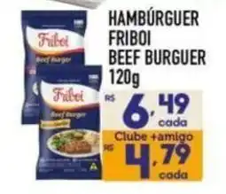 Supermercados Avenida Hambúrguer friboí beef burguer oferta
