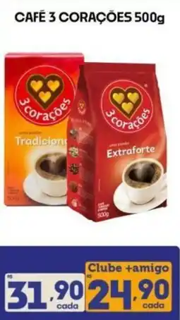 Supermercados Avenida Café 3 corações oferta
