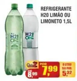 Zebu Carnes Supermercados Refrigerante h2o limão ou limoneto oferta