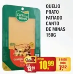 Zebu Carnes Supermercados Queijo prato fatiado canto de minas oferta