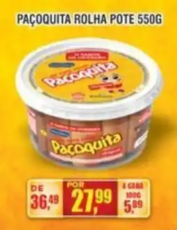 Zebu Carnes Supermercados Paçoquita rolha pote oferta