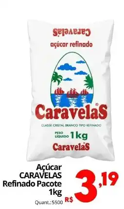 Althoff Supermercados Açúcar caravelas refinado pacote oferta