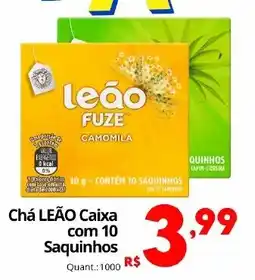 Althoff Supermercados Chá LEÃO Caixa com 10 Saquinhos oferta