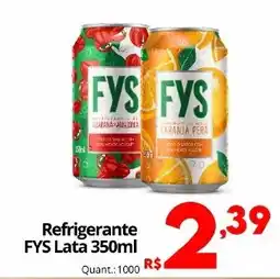Althoff Supermercados Refrigerante FYS Lata oferta