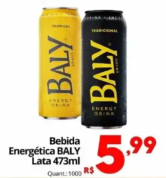 Althoff Supermercados Bebida Energética Baly oferta
