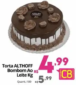 Althoff Supermercados Torta althoff bombom ao leite kg oferta