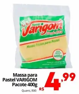 Althoff Supermercados Massa para pastel varigom oferta