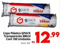 Althoff Supermercados Copo Plástico GPACK Transparente oferta