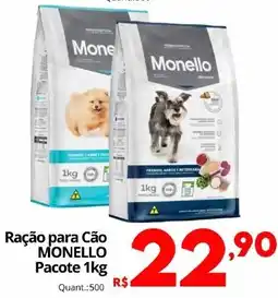 Althoff Supermercados Ração para Cão Monello oferta