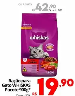 Althoff Supermercados Ração para Gato WHISKAS oferta