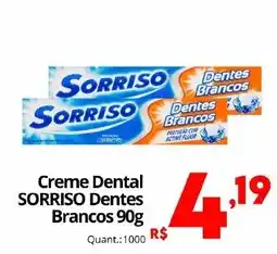 Althoff Supermercados Creme Dental SORRISO Dentes Brancos oferta