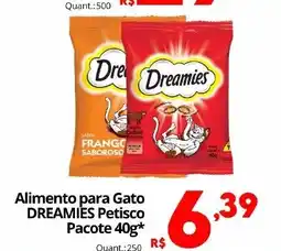 Althoff Supermercados Alimento para Gato DREAMIES Petisco oferta