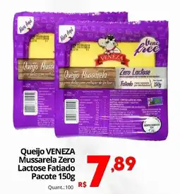 Althoff Supermercados Queijo veneza mussarela zero lactose fatiado oferta