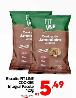 Althoff Supermercados Biscoito fit line cookies integral oferta