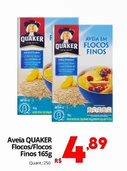 Althoff Supermercados Aveia quaker flocos/flocos finos oferta