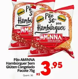 Althoff Supermercados Pão AMINNA Hambúrguer Sem Glúten oferta