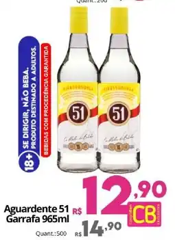 Althoff Supermercados Aguardente 51 oferta
