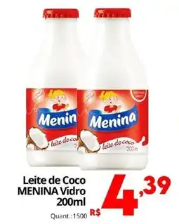 Althoff Supermercados Leite de Coco MENINA Vidro oferta