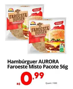 Althoff Supermercados Hambúrguer aurora faroeste misto oferta