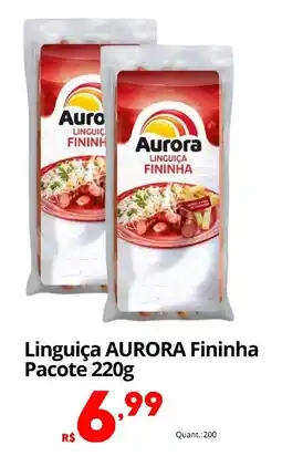 Althoff Supermercados Linguiça aurora fininha oferta