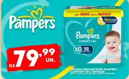 Althoff Supermercados Fralda descartável pampers confort sec fortbag oferta