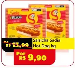 Royal Supermercados Salsicha sadia hot dog oferta