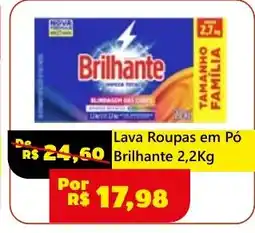 Royal Supermercados Lava Roupas em Pó Brilhante oferta