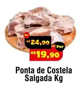 Royal Supermercados Ponta de Costela Salgada Kg oferta