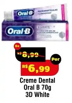 Royal Supermercados Creme Dental Oral B 3D White oferta