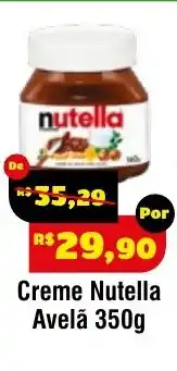 Royal Supermercados Creme Nutella Avelã oferta