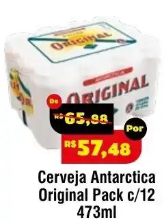 Royal Supermercados Cerveja antarctica original pack oferta
