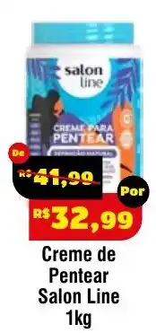 Royal Supermercados Creme de Pentear Salon Line oferta