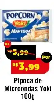 Royal Supermercados Pipoca de Microondas Yoki oferta