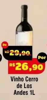 Royal Supermercados Vinho Cerro de Los Andes 1L oferta