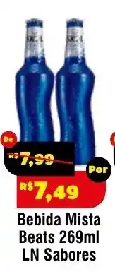 Royal Supermercados Bebida Mista Beats 269ml LN Sabores oferta