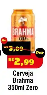 Royal Supermercados Cerveja Brahma 350ml Zero oferta