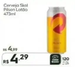 Master Supermercados Cerveja Skol Pilsen Latão oferta