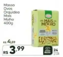 Master Supermercados Massa ovos orquidea mais molho oferta