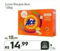 Master Supermercados Lava Roupa Ace oferta