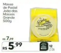 Master Supermercados Massa de Pastel João das Massas Grande oferta