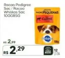 Master Supermercados Racao Pedigree Sac / Racao Whiskas Sac oferta
