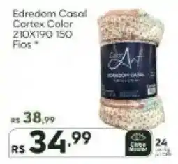 Master Supermercados Edredom Casal Cortex Color oferta