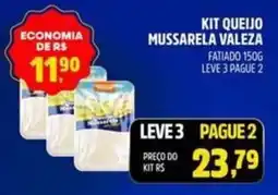 Spasso Sabores Kit queijo mussarela valeza oferta