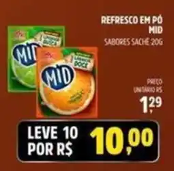 Spasso Sabores Refresco em pó mid sabores sache oferta