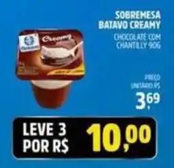 Spasso Sabores Sobremesa batavo creamy chocolate com chantilly oferta