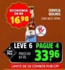 Spasso Sabores Cerveja quilmes long neck oferta