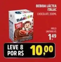 Spasso Sabores Bebida láctea italac chocolate oferta