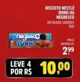 Spasso Sabores Biscoito nestlé bono ou negresco recheado sabores oferta