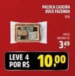 Spasso Sabores Paçoca caseira doce fazenda oferta