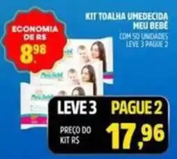 Spasso Sabores kit toalha umedecida meu bebê oferta
